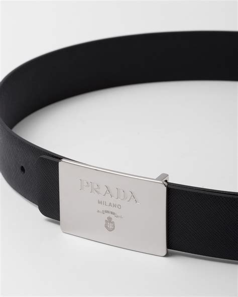 prada woven fabric belt with metal buckle|prada buckle leather belt.